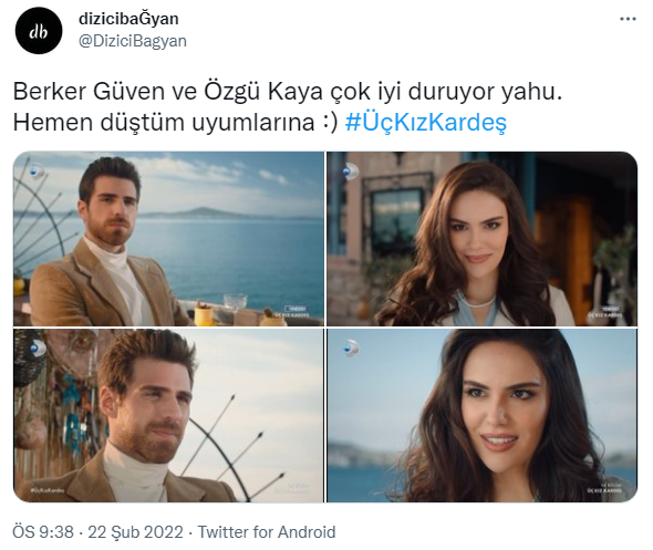Üç Kız Kardeş sosyal medya paylaşımları