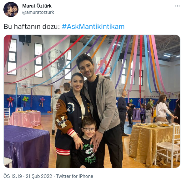 Aşk Mantık İntikam paylaşımları
