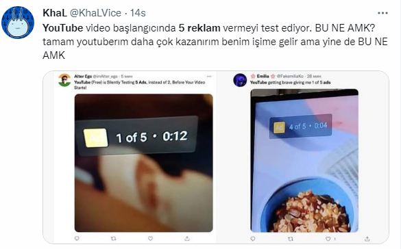 Youtube reklamları
