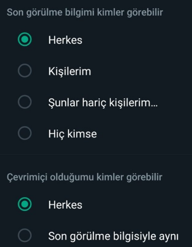 WhatsApp kullanıcıları çevrimdışı olabilecek
